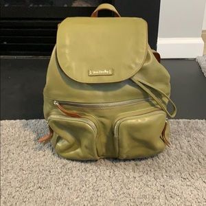 Vera Bradley leather drawstring backpack